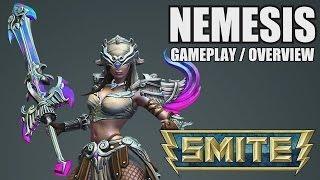 SMITE: Nemesis Overview and Gameplay (Conquest Duo Lane Gameplay)