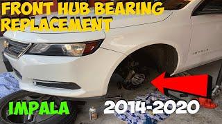 How To Replace Front Wheel Hub Bearing 2014-2019 Chevy Impala