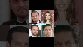 Them Now VS Them in 90s  #leonardodicaprio #anjelinajolie #sharukhan #tobeymaguire #viral