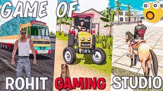 All Games Of Rohit Gaming Studio || Indian Bike Driving 3d Like Games