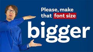 What’s the best font size? A guide for body text in responsive web design