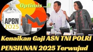 Optimis..! Kenaikan Gaji ASN TNI POLRI PENSIUNAN 2025 Terwujud, Simak Pernyataan Resmi Sri Mulyani