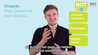 Snappet presenteert nieuwe methode op de NOT 2023