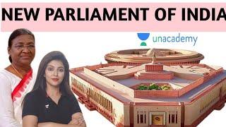 NEW PARLIAMNENT FACTS| Rima Mukherjee | Unacademy Bangla #wbpsc  #polity #rima_polity  #wbcs