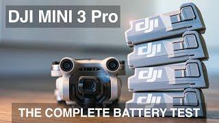 DJI Mini 3 Pro - The Complete Drone Battery Test