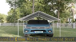 Quictent 10'X20' Heavy Duty Carport Car Canopy Party Tent Boat Shelter