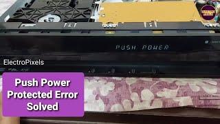 How to Remove Push Power Protector Mode From Sony Dvd Home theater Player |Easy Steps to Resolve