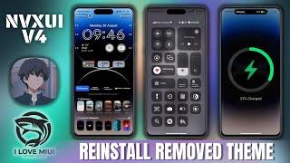 Install Removed Theme NVXui V4 On Xiaomi Devices Without Root | Work On Global