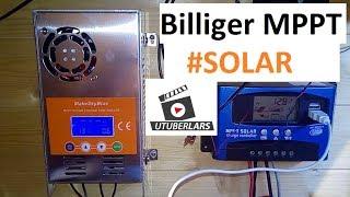 Mein ECHTER günstiger MPPT make sky blue Solar #Laderegler 12 / 24 VOLT Top Qualität Empfehlenswert