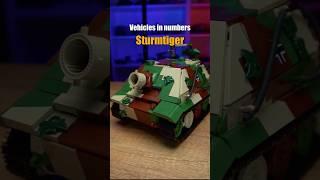 38 cm Sturmmörser Sturmtiger - Vehicles in numbers  - #shorts #cobi #bricks