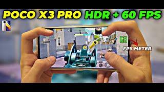 New  POCO X3 PRO HDR + 60 FPS PUBG MOBİLE  WITH FPS METER  POCO X3 PRO PUBG MOBİLE 