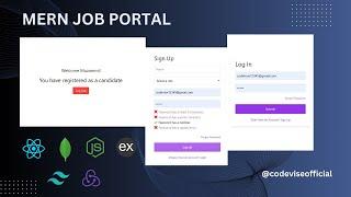 Day 1: Full Authentication Setup for MERN Job Portal | Complete Login & Signup Integration