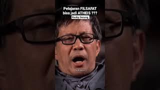 Apa itu ilmu filsafat? Rocky Gerung.