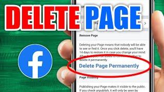How To DELETE Facebook Page (2024)