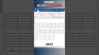 How to create a table in Microsoft Word | Unique Method of Table Creation in MS Word #shorts