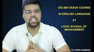 CA Inter EIS & SM Online Crash class by CA Vivek Panwar | Logic School of Management