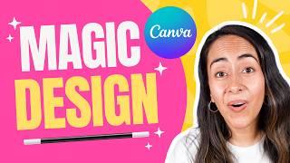 Canva Magic Design | Craft Stunning Visuals in Seconds! 