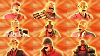 All Team Fortress 2 Classes Screaming