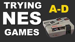 Trying NES Games A to D - Mike Matei Live