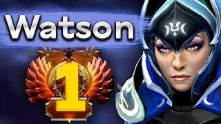 Топ 1 ранг на Луне и двойной Rampage! - Watson Luna 7.35 DOTA 2