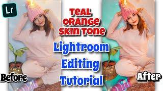 Teal Orange Skin Tone Lightroom Editing Tutorial | Easy Lightroom Photo Editing | Teal Orange Preset