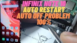 infinix note 10 auto restart auto off problem  100% fix jumper solution