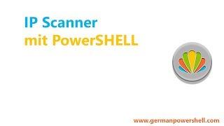 IP Scanner | PowerSHELL 5.1 deutsch german