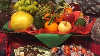 FILIPINO NEW YEAR’S EVE TRADITION,LUCKY FRUITS OVER YOUR TABLE|| FRUIT ARRANGEMENT 2022