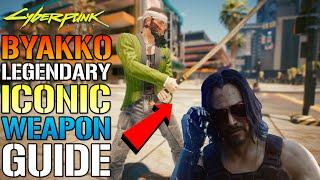 Cyberpunk 2077: NEW Legendary! "Byakko" Legendary Iconic Katanta! How To Get It (Weapon Guide)