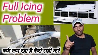 most popular reasons Why Your Air Conditioner Freezes Up | Split air conditioner pipe icing problem