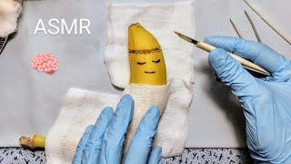 ASMR Banana Brain Surgery | Realistic, Relaxing, Satisfying