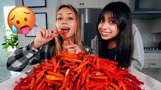 EXTREME Takis Challenge with Little Sister!