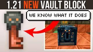 Minecraft 1.21 | Trial Key Use, The Trial Vault Block