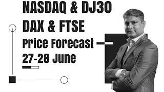 NASDAQ & US30 Live Trading Today 27-28 June Today |  DAX & FTSE100 Live Signals Trading Today