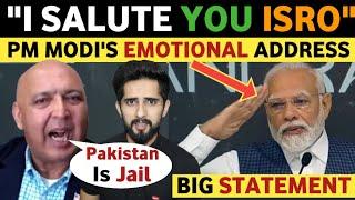 CHANDRAYAAN-3 IS LIKE EMOTION FOR INDIA, I SALUTE YOU ISRO | PM MODI VIRAL SPEECH | REAL TV REACTION