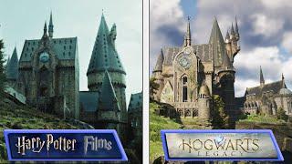 Hogwarts Legacy VS Harry Potter Films | Hogwarts Locations Comparison
