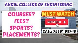 ANGEL COLLEGE OF ENGINEERING AND TECHNOLOGY I TIRUPPUR I #engineeringadmissions #tnea2023