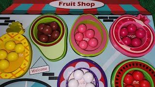  SATISFYING COLOR SORTING FRUIT SHOP FOR KIDS