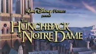 The Hunchback of Notre Dame vhs promos 1996-97