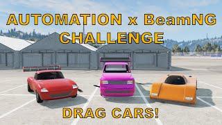 We Built the WORST drag cars ! [Automation | BeamNG.drive]