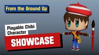 Playable Chibi Character | 3D Modelling, Rigging & Animation Showcase