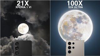 Sony Xperia 1 VI vs Galaxy S24 Ultra Live Zoom Test Comparison