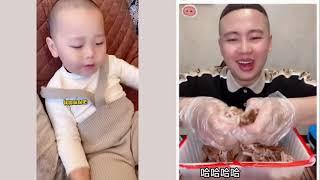 【小橙子生活小片段】小橙子太逗, 不管干啥都惦记着吃