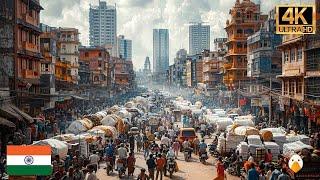Real Life in Mumbai, India The Most Populous Megacity in South Asia! (4K HDR)