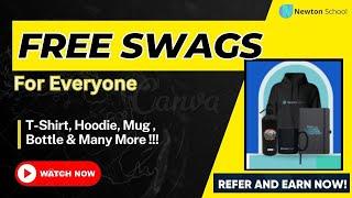 Free T-Shirt & Goodie for Everyone || Refer & Earn Free Swags || Join Now || @TechyCoderOfficial