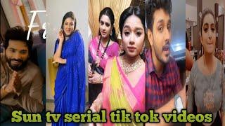 Sun tv serial actor and actress latest tik tok videos ️️part - 1 #teddysfuntime