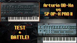 Arturia OB-Xa vs. Sonic Projects OP-X Pro II - TEST + BATTLE!