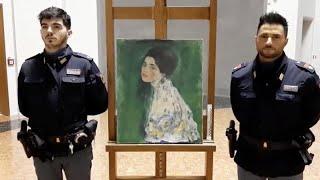 Echt? Vermisstes "Klimt-Portrait" hinter Falltür entdeckt