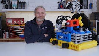 End of Year & Giant Lego Inspired Engine Service! - 3D Printed - Mantis Hacks