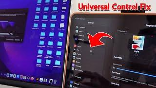 Fix Device Time Out When Enable Universal Control on Mac & iPad